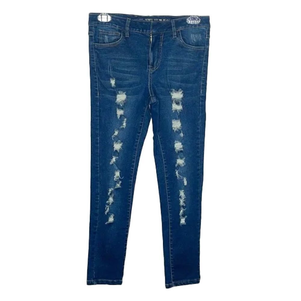 💙 VIP Distressed Jeans Size 14” wide